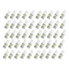 50pcs/Lot T10 7020 10SMD LED Car Bulbs For Clearance Lamp License Plate Light Wedge Replacement Reverse Instrument 12V