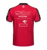 F1 Team T-shirt 2021 Nouveau costume de course col rond veste à manches courtes pull uniformes de l'équipe de Formule 1 personnalisés avec le même para259c