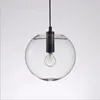 LED Rose Or Verre Pendentif Lumières Boule Accrocher Lampe Lustre Suspension Cuisine Luminaire Maison Suspendus E27 Lampes