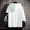 Sweats à capuche pour hommes Sweatshirts de printemps et d'été Casual Streetwear Japonais Top Bas Fashion Couture 211116