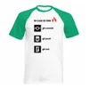 Lato 100% Bawełna Najwyższej Jakości Zabawna koszulka Neck Programmer - w przypadku pożaru Git Commit Push Out Graphic T Shirts EU Size 210716