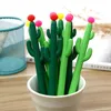 Cactus Gel Pen School Office Signature Pen Söt Kreativ Design Student Personlighet Skriver Stationery Gratis