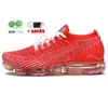 2022 Running Shoes Men Women for 2 3 2.0 3.0 Triple Flyknit Off White Cny Team Red FK Air Vapor Max Runner Sneakers Trainers