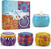 Scented velas presentes ajustados para mulheres florais óleos essenciais velas fragrâncias para banho yoga thanksgiving natal dia dos namorados aniversário presentes