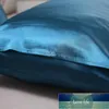 2pcs/set Pure Emulation Silk Satin Pillowcase For Bed Summer Smooth Cool Sleeping Pillowcases High Quality Envelope Pillow Cover Pillow Case