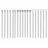 500pcs New Metal Fruit Stick Stainless Steel Cocktail Pick Tools Reusable Silver Cocktails Drink Picks 4.3 Inches 11cm kitchen Bar Party Bar Tool