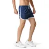 Mäns Gym Workout Shorts Mesh Weightlifting Squatting Byxor Snabb Torkande Träning Bodybuilding Jogging Kort Byxor 210522