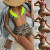 Fashion Mix Women Swimsuit Bikini Set Multicolors Summer Time Beach Bathing Suits Wind Swimwear High Quality Ladies Backless Split2202350