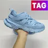 2022 Fashion Triple S 3.0 повседневная обувь парижская платформа Черно-белый розовый бегун Ice Blue Orange Yellow Trainer Lime Navy Royal Triple Grey Mens Women Sneakers Размер 36-45