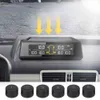 SENSOR EXTERNO 116PSI 6PCS APO DE LA POTENCIA SOLAR TPMS LCD Pantalla de color Monitoreo Rango de presión de neumáticos Sistema de monitoreo de presión