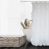 UFRIDAY witte kant douche gordijn bad voor badkamer waterdichte vormvrije polyester baden elegante woondecoratie 210915
