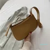 أكياس المساء بلون بو الجلود crossbody للنساء 2021 حقيبة الكتف عارضة حقائب اليد البسيطة والمحافظ الإناث السفر حقائب اليد 2021