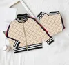 Kids Sets Letter Print Boys Girls jacket coat trousers Tracksuits Long Sleeve Childrens clothes Sports hoodie Suit Baby Boy Shirts