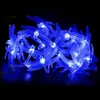 HONANA DX-334 20 LED Dragonfly Kleurrijke String Lights Solar Powered Night Light Garden Home Decor - Blauw