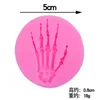 Silicone cake mould Halloween Ghost Skeleton Palm Bat Fondant mold DIY Decorative Chocolate moulds XB