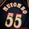 100% Stitched Dikembe Mutombo Champion Jersey Mens Women Youth Throwbacks jersey XS-5XL 6XL