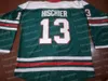 Halifax Mooseheads Hockey Jersey 13 Nico Hischier 22 Nathan Mackinnon 23 Landon Miron 21 Brady James 91 Elliot Desnoyers 6 Markus vidicek 20 Justin Barron