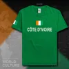 Cote d'Ivoire Fildişi Sahili Erkek T Gömlek Moda Jersey Ulus Takımı Pamuk T-shirt Giyim Spor Tee Civ Ivorian Ivoirian X0621