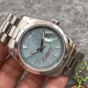 Excellent Wristwatches 228206 Ice green dial 40mm Stainless Steel 316L ETA 2813 Movement Automatic Men Watch Watches288T