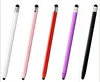 Universal Pencil Double Silicone Head Touch Capacitive Screen Stylus Pen för surfplatta smartphone