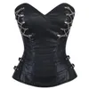 corset serre-taille en cuir