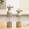 1PC Stainless Steel Tap Grinder Manual Salt Pepper Mill Spice Sauce Silver s Home Use KC1504 210611
