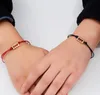 12 Zodiac Sign Couple bracelets with Card Constellation Horoscope Charm Red Black Rope chains Bangle For Women Men Fashion Jewelry