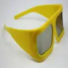 Cadre jaune IMAX lunettes 3d verre 3d linéaire polarisé pour films 3D