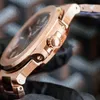 AAA Herrenuhren, automatische mechanische Uhr, 40 mm, wasserdicht, Business-Armbanduhr, Montre De Luxe, Geschenke, Roségold-Armbanduhr