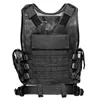Hunting Jackets Tactical Military Vest With Detachable Belt & Gun Holster Durable Army Mesh Vests Shooting Cs Body Armor