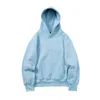 Hoodies Hoodies Sweaters outono e inverno cor sólida hip-hop oversize mais veludo de algodão de algodão pullover bolso