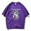 Astronaute Hip Hop Oversize Swagger T Shirt Hommes Streetwear Graffiti Harajuku Tshirt À Manches Courtes Coton Lâche HipHop T-Shirt 210603