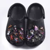 Custy Shoe Croc Charm Black Girl and Boy Shoes Charms for Kids Present Partihandel