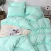 Bedding Sets Super Soft 4-Piece Set, Washed Cotton Bright Pure Color Is On Sale