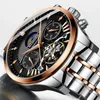 Zwitserland Mechanische horloge mannen Binger Role Horloges Skeleton Tourbillon Sapphire Male klok waterdichte polshorloges8733867