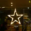 Strings Led Christmas Lights Indoor Window Decorations with Suction Cup For Holiday Birthday Party Tree DT