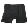 Sous-vêtements hommes faux fesses sous-vêtements sans couture contrôle du ventre Shaper sexy cul BuLift boxeurs hanche jusqu'à rembourré BuPush culotte courte noir