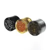 Tobacco Smoking Herb Grinders 4 Layers zinc Alloy Grinder Metal dia. 50mm 55mm colors high quality