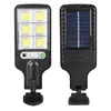 Solar Outdoor LED Garden Wall Light Human Body Induction Terrace Garage Door Waterproof Safety Street - Type C