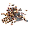 Rhinestones Loose Beads Jewelry Magic Gold Austria Fix Glass Rhinestone For Wedding Dress Manufacturer Supply Drop Delivery 2021 Twd