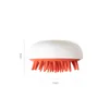 NOUVEAUSilicone Tête Corps Cuir chevelu Brosse de massage Peignes Shampooing Lavage des cheveux Peigne Brosses de douche Bain Spa Massages amincissants Fournitures RRE11002