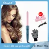 Cabelo Profissional Curler Tourmaline Cerâmica Cerâmica de Ferro Pera Flower Cone Elétrica Curling Wand Roller Styling Ferramentas