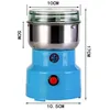 Electric Coffee Grinder Kitchen Cereals Nuts Beans Spices Grains Grinding Machine Multifunctional Home Coffe 210712