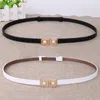 Belts Design Waistbands Fashion Women's Cummerbund Thin Black Genuine Leather Female Gold Adjust Pearl Waistband Fancy Vintage