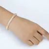 Europe et États-Unis Hot Style Classique Bracelets en cuivre contractés Qualité Mode Placage sous vide Couleur Bracelet Ensemble Zir Q0717