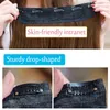 Allaosify 5 Clip In Hair Extension Synthetic Black Brown Fake Hairpieces Clip In hair accessories for women 2101088719188