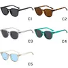 Classical Round Square Style Unisex Fashion Sunglasses Succinct Slim Plastic Frame With Newcolors Light Sun Glasses For Men Women 5 Colors Wholesale