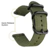 24-mm-Nylon-Uhrenarmband für Suunto9 Spartan Sport Hr Uhrenarmband Suunto 9 Baro Schnellverschlussarmband Traverse Canvas Herrenarmband H0915