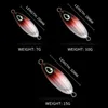 ALLBLUE Slow Drop 7G 10G 15G Micro Cast Metal Jig Shore Casting Jigging Spoon Leurre de pêche en eau salée Appâts artificiels Tackle 220118