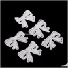 Notions Tools Apparel Drop Delivery 2021 5 Pieces Bow Design Embroidered Cotton Patches Sew On Applique Diy Sewing Crafts Supplies Usdoq